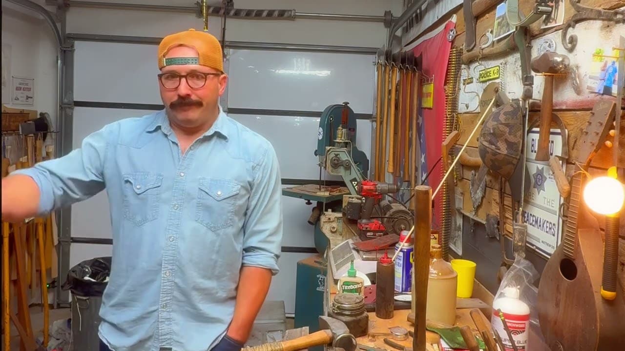 Pocket axe from a rasp — full build