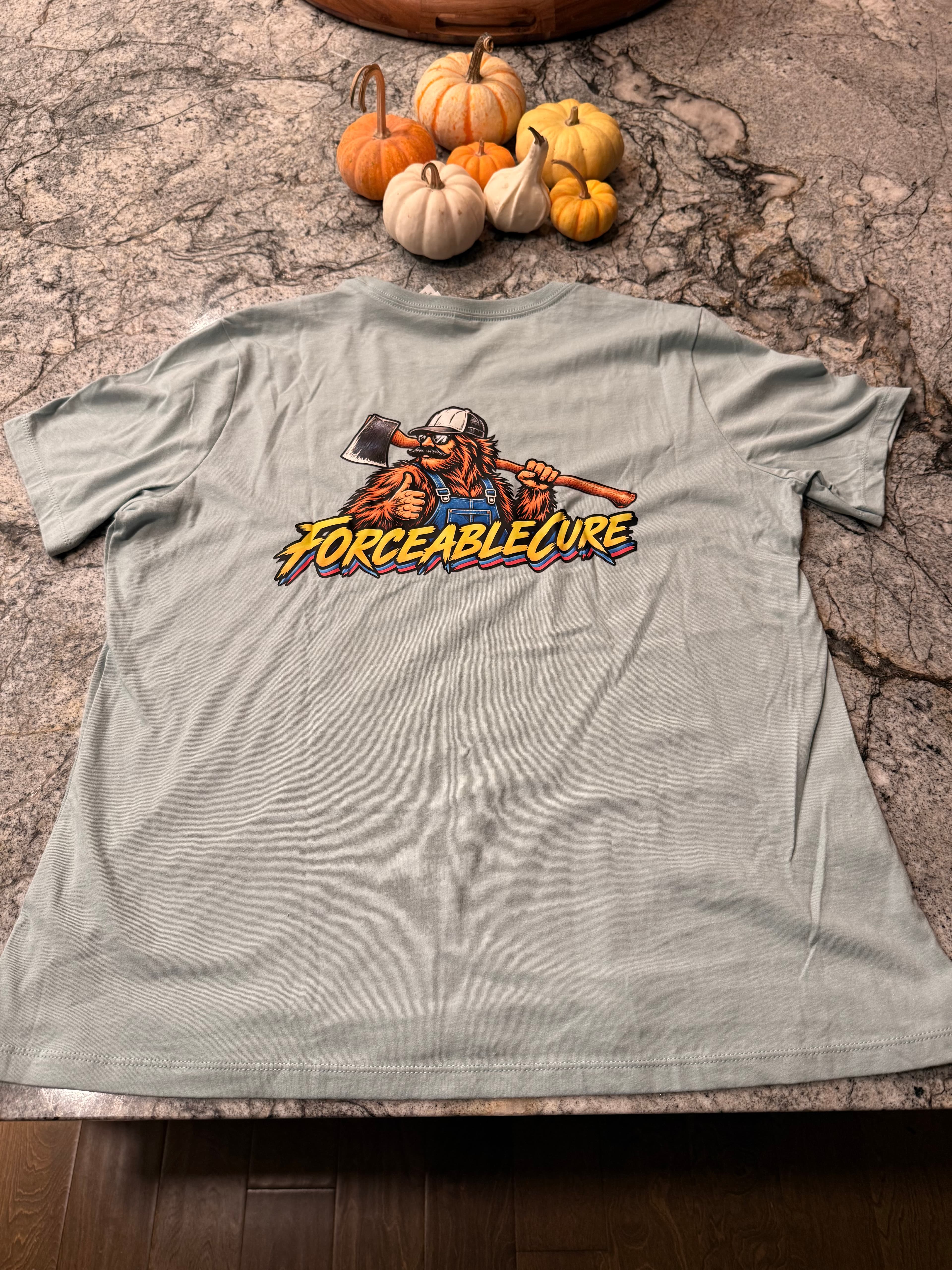 Forceablecure Bella+Canvas Airlume Jersey T-Shirt – XL - Thumbnail 3